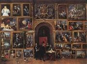 TENIERS, David the Younger Archduke Leopold Wilhelm of Austria in his Gallery fh Germany oil painting artist